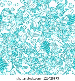 vector floral seamless pattern