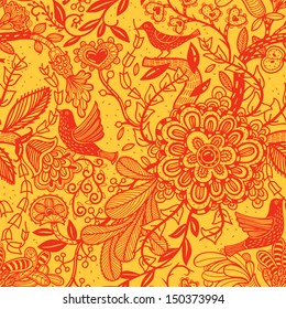 vector floral seamless pattern