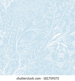 vector floral seamless pattern