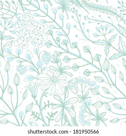 vector floral seamless pattern