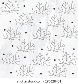 vector floral seamless pattern