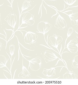 vector floral seamless pattern