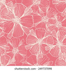 Vector Floral seamless pattern