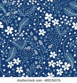  vector floral seamless pattern with