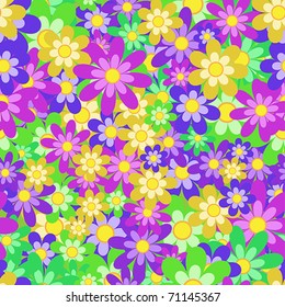 Vector Floral Seamless Pattern