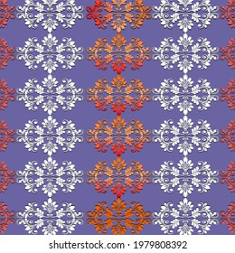Vector Floral seamless pattern background illustration, perfect for fabric, scrapbooking and wallpaper projects.