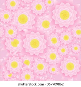 Vector floral seamless pattern background template design
