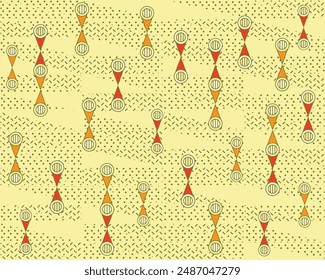Vector floral seamless. Pattern with beautiful flowers for printed fabric, wallpaper.