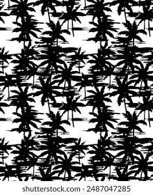 Vector floral seamless. Pattern with beautiful flowers for printed fabric, wallpaper.