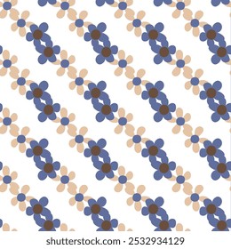Vector Floral Seamless Pattern. Botanical Repeat Pattern