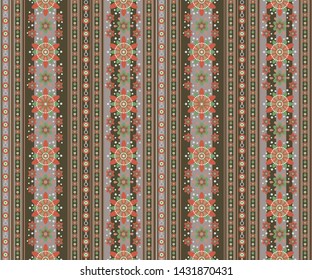 vector floral  seamless pattern in country style