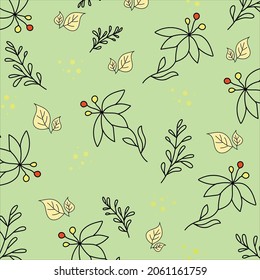vector floral seamless pattern design for paper, cover, fabric, interior decor and other users