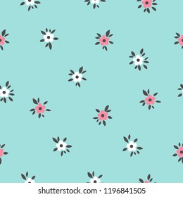 Vector floral seamless pattern. Fabric, texture, wallpaper wrapping paper, greeting card texture.