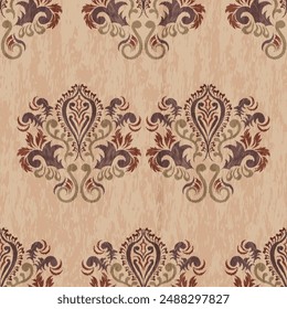 vector floral seamless pattern illustration
