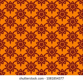 Vector floral seamless pattern, vector repeating texture background