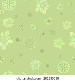Vector floral seamless pattern for your design