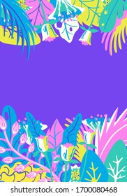 fondo vectorial de la naturaleza floral de primavera para banner y publicación de folletos