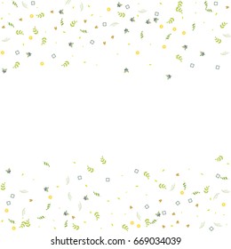 Vector floral summer background. Rain of small flowers, branches and leaves print. Good for scrapbooking, greeting card and banners, wedding, anniversary, birthday, Valentin's day, party invitations