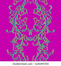 Vector floral texture pattern.Seamless pattern can be used for wallpaper,pattern fills,web page background,surface textures