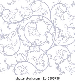 Vector floral texture pattern.Seamless pattern can be used for wallpaper,pattern fills,web page background,surface textures