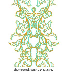 Vector floral texture pattern.Seamless pattern can be used for wallpaper,pattern fills,web page background,surface textures