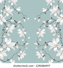 Vector floral texture pattern.Seamless pattern can be used for wallpaper,pattern fills,web page background,surface textures