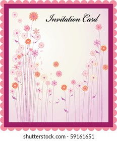 vector floral vintage tags or greeting card