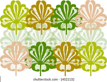 vector floral wallpaper