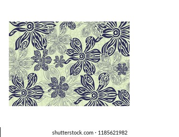 vector floral wallpaper background, floral vector