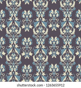 Vector floral wallpaper. Classic. Seamless vintage pattern