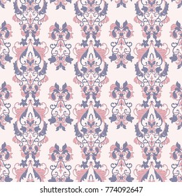 Vector floral wallpaper. Classic. Seamless vintage pattern