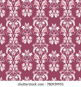 Vector floral wallpaper. Classic. Seamless vintage pattern