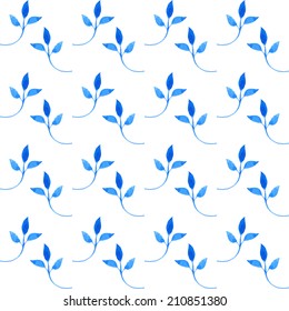 Vector floral watercolor pattern. Floral pattern. Original floral background. Flowers pattern. Seamless background.