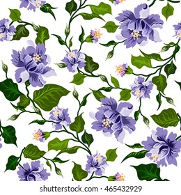 Vector floral watercolor texture pattern .Watercolor floral pattern.Seamless pattern can be used for wallpaper,pattern fills,web page background,surface textures