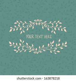 Vector floral wreath