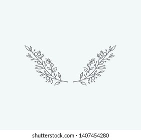 Vector of Florar Botanical Logo