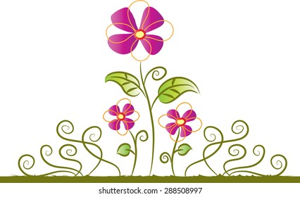 vector flower