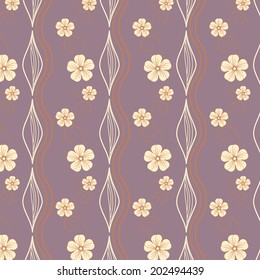 vector flower abstract pattern paper background