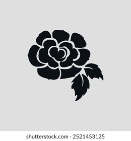 Plantilla de diseño de arte de flores de Vector