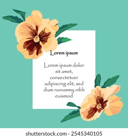 Vector flower artistic beautiful illustration with simplicity