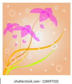 vector flower background