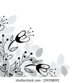 Vector flower background