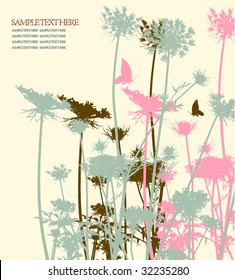 vector flower background