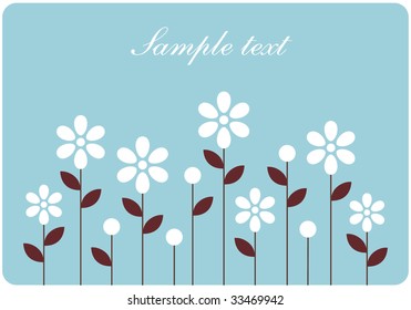 vector flower background