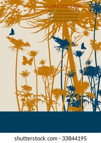 vector flower background
