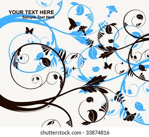 vector flower background