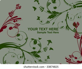 vector flower background