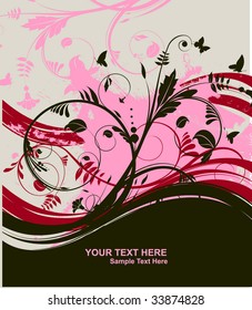 vector flower background