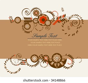 vector flower background