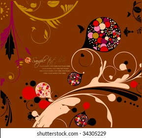 vector flower background